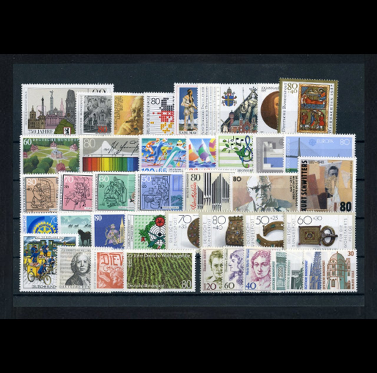 История PULKO Федеральный Stamp Коллекция 1970 - 1987 Set