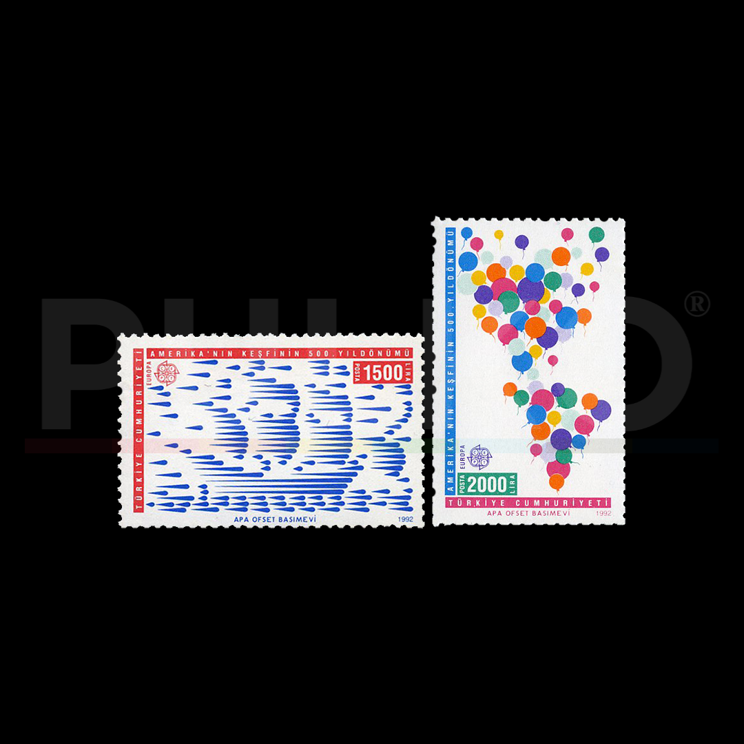 EUROPA CEPT (Amerika) (4 Mayıs 1992) - Türkiye Cumhuriyeti Pul Koleksiyonu