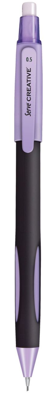 SERVE Creative Mekanik Kurşun Kalem 0.5 mm (Uçlu Kalem), Mor