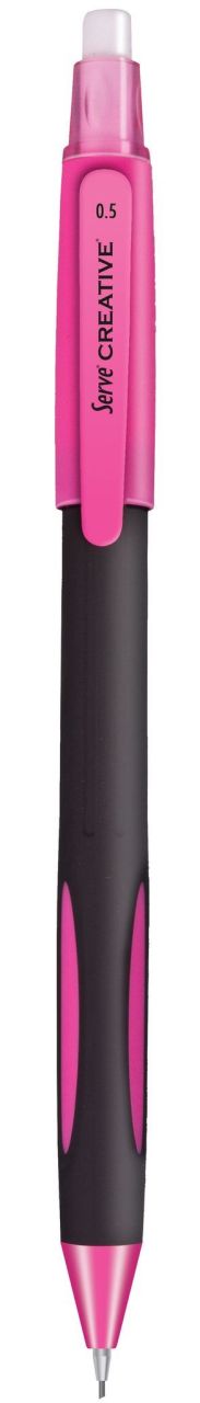 SERVE Creative Mekanik Kurşun Kalem 0.5 mm (Uçlu Kalem), Pembe