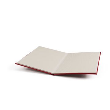 Leuchtturm Pul Defteri BASIC Beyaz Zemin, Sert Kapak, 8 Yaprak 16 Sayfa - Kırmızı - A4+