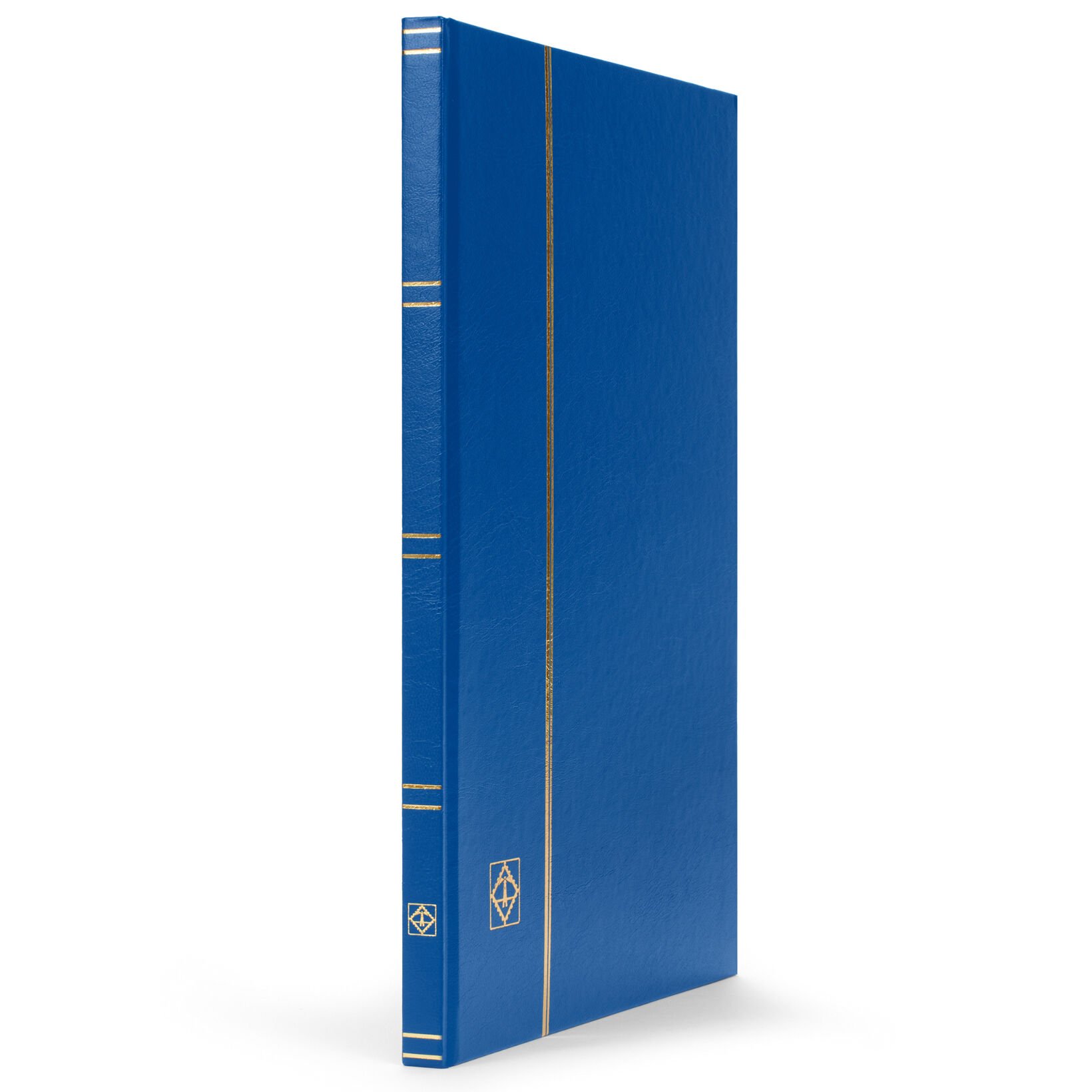 Leuchtturm Pul Defteri BASIC Beyaz Zemin, Sert Kapak, 8 Yaprak 16 Sayfa - Mavi - A4+