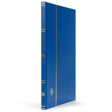Leuchtturm Pul Defteri BASIC Beyaz Zemin, Sert Kapak, 8 Yaprak 16 Sayfa - Mavi - A4+