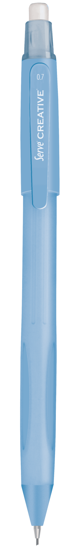 SERVE Creative Mekanik Kurşun Kalem 0.7 mm, Gök Mavi