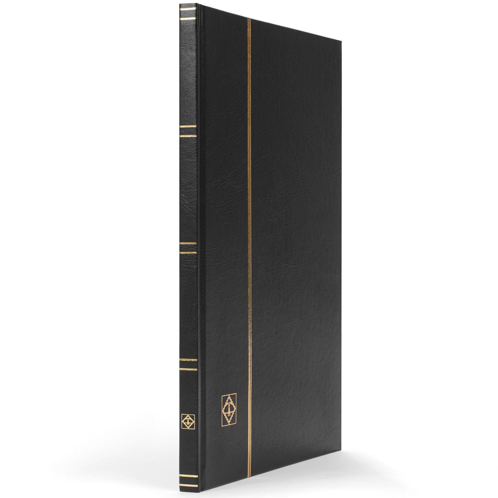 Leuchtturm Pul Defteri BASIC Beyaz Zemin, Sert Kapak, 8 Yaprak 16 Sayfa - Siyah - A4+