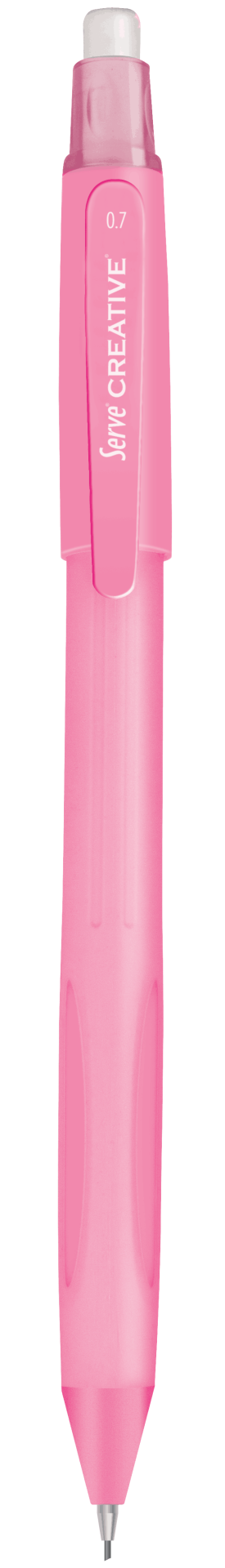 SERVE Creative Mekanik Kurşun Kalem 0.7 mm, Şeker Pembe
