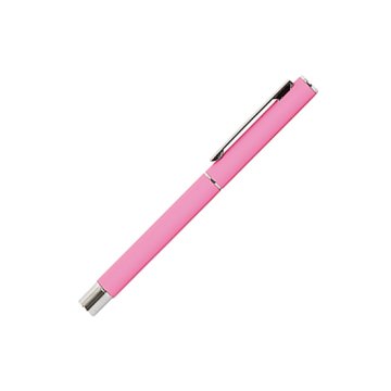 PULKO Promosyon Soft Click, Kauçuk Kasa, Roller Kalem, 015 Açık Pembe