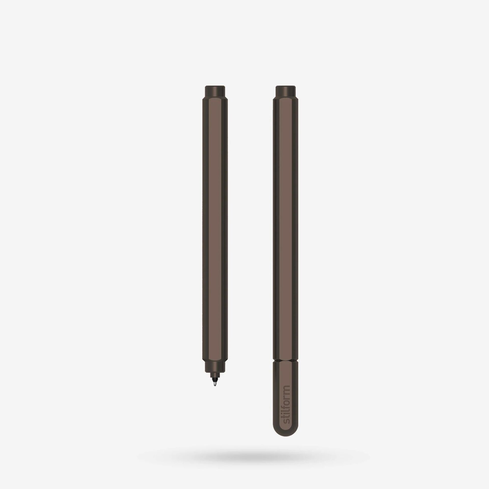 Stilform Jel Kalem, Alüminyum - Walnut Brown